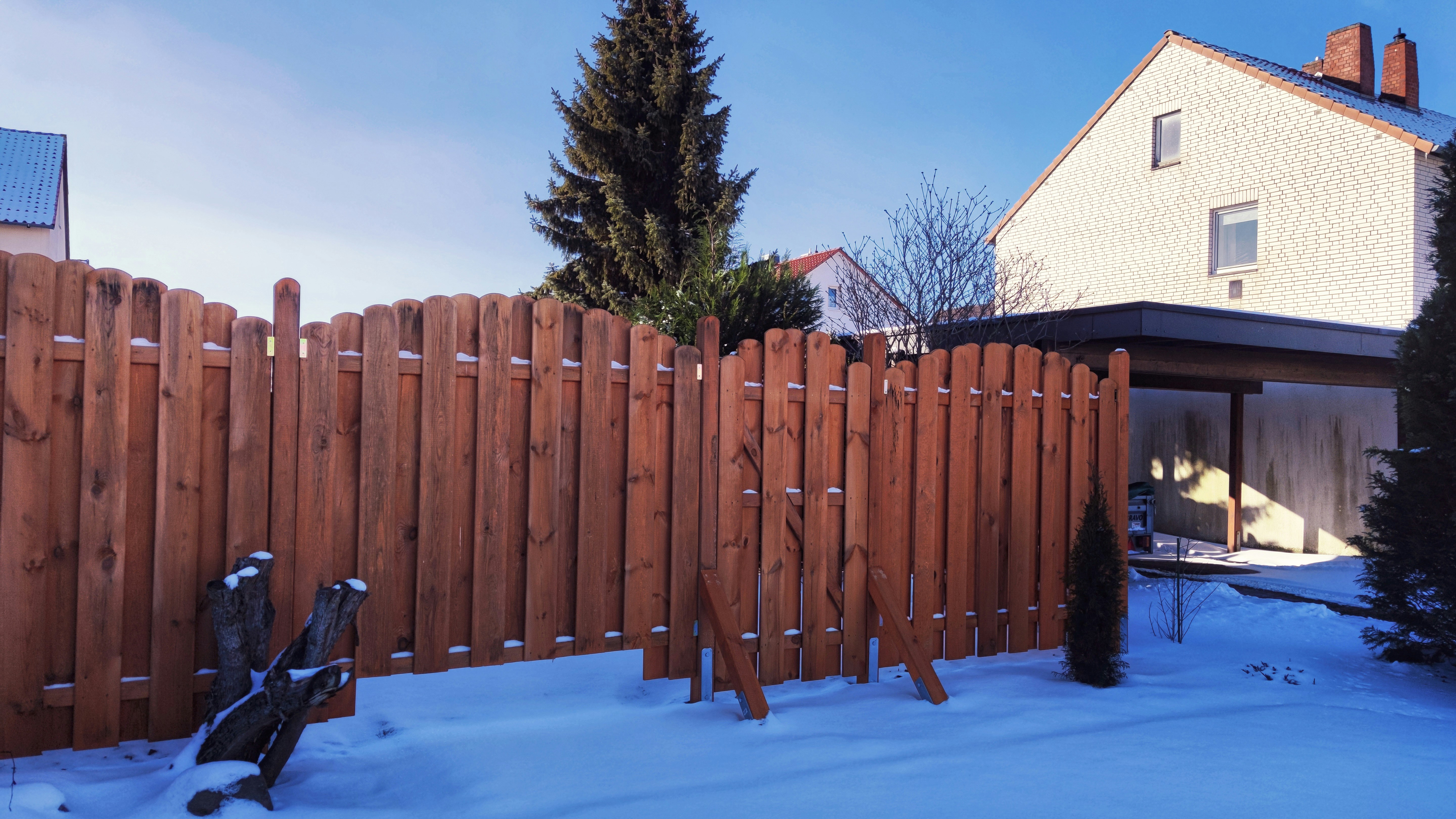 wood fencing